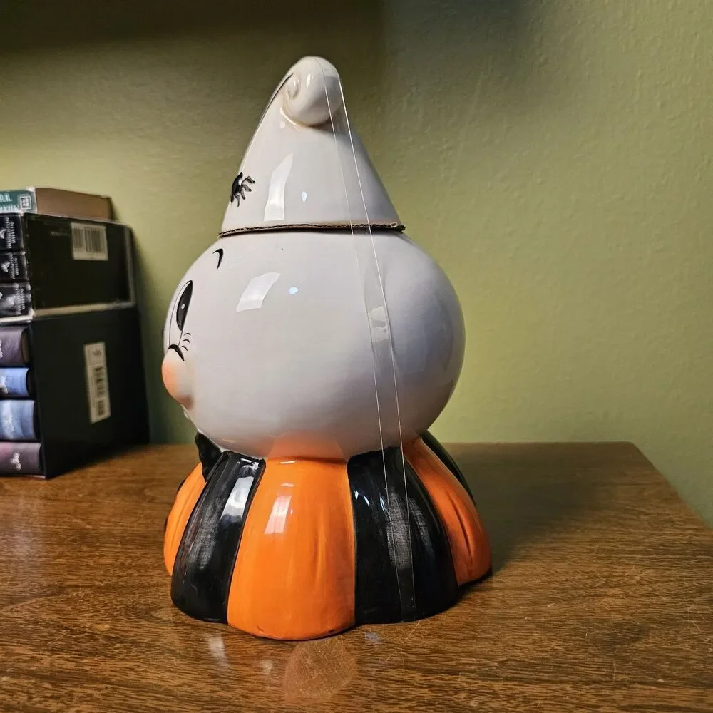 Johanna Parker Halloween GUS Ghost KOOKY SPOOKY Figural Cookie Jar NEW 2026